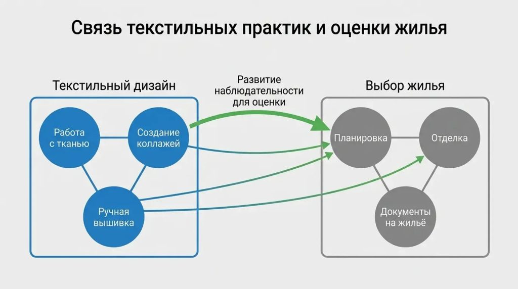 Связь текстильных практик и оценки жилья